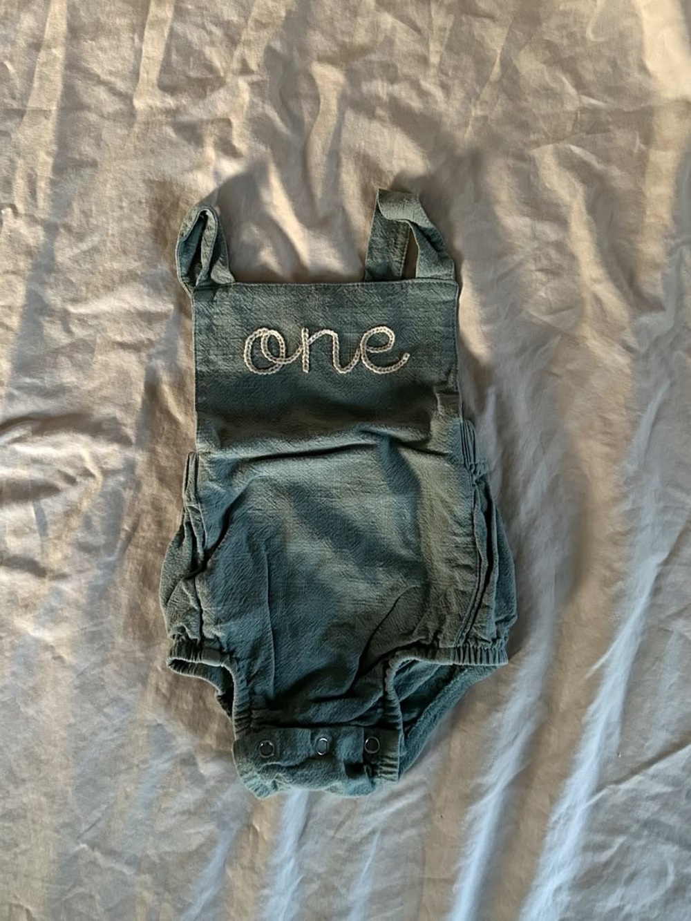 ONE Baby Birthday Handmade Cake Smash Outfit